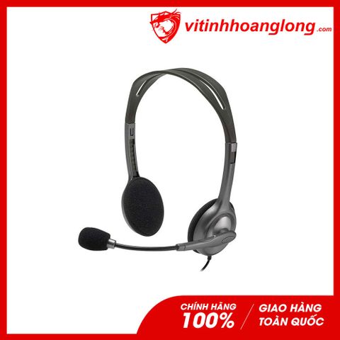  Tai nghe Logitech H110 STEREO HEADSET (Đen) 