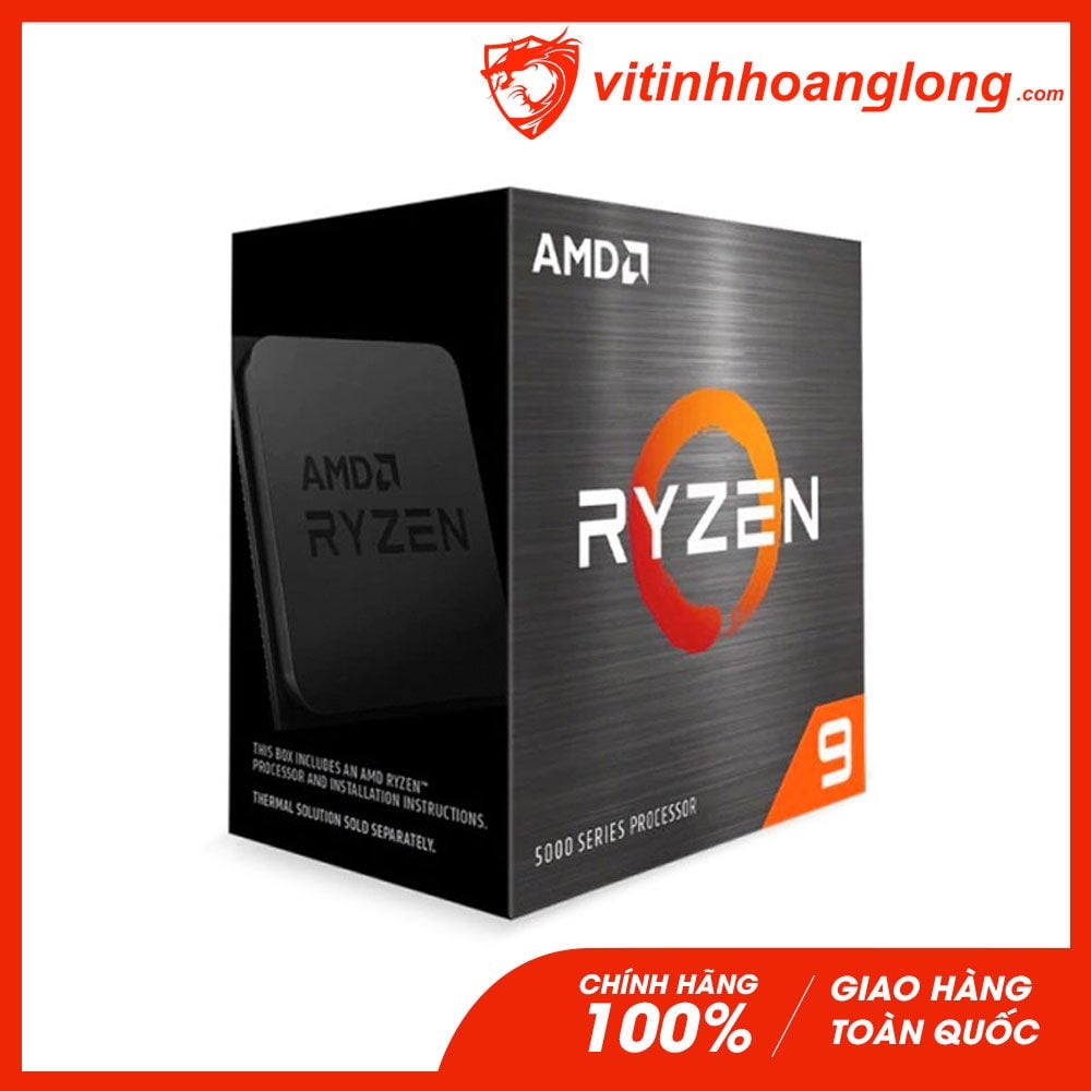 CPU AMD RYZEN 9 5950X (3.4GHz Up to 4.9GHz, AM4, 16 Cores 32 Threads)