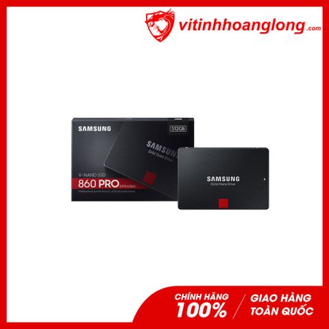  Ổ cứng SSD Samsung 512G 860 Pro Sata III 6Gb/s MLC (MZ-76P512BW) 