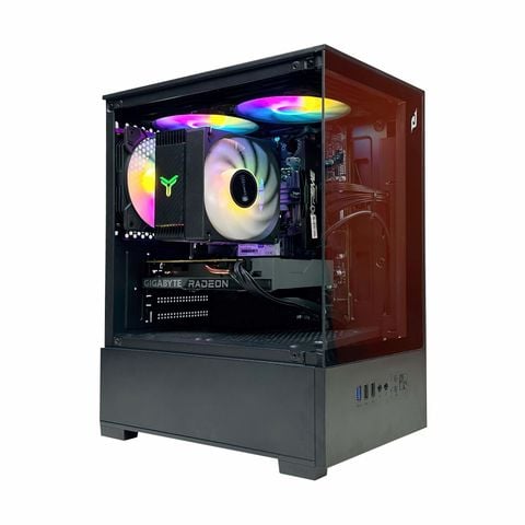  PC Gaming Intel Core i3-12400F | RX 6500 XT | H610M-E 
