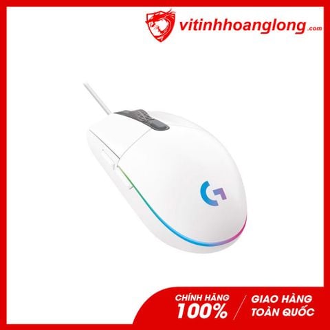 Chuột máy tính Logitech G102 Gen II Lightsync RGB Gaming (Trắng)