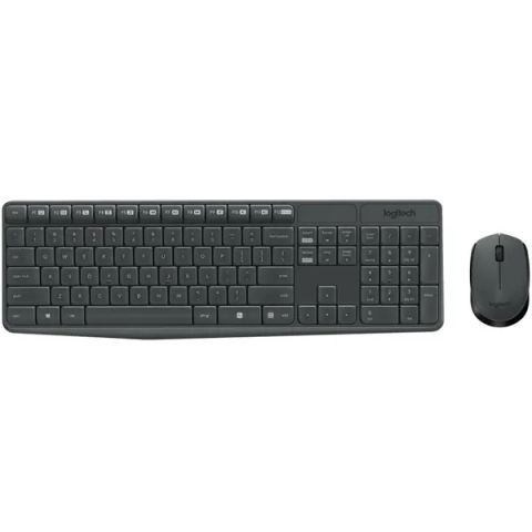  Combo Bàn phím + Chuột không dây Logitech MK235 (Xám) 
