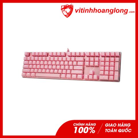  Bàn Phím cơ DareU EK810 Glorious Queen Led Gaming Red Switch (Hồng) 