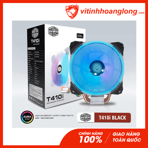  Tản nhiệt khí CPU VSP T410i Led RGB (Đen) 