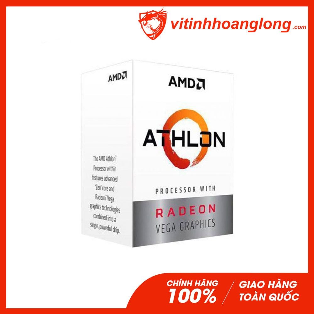 CPU AMD Athlon 3000G (3.5GHz, AM4, 2 Cores 4 Threads)