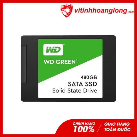  Ổ cứng SSD WD Western Digital 480G Green Sata III 6Gb/s (WDS480G2G0A) 