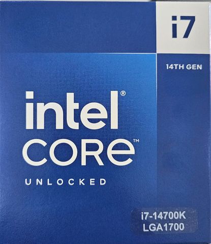  CPU Intel Core i7 14700K ( 4.3GHz Turbo Upto 5.5GHz, 20 Nhân 28 Luồng, Cache 33MB, Socket LGA 1700 ) Box Công Ty 