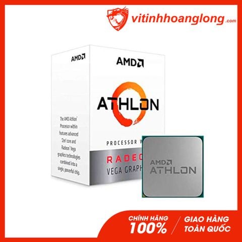  CPU AMD Athlon 220GE (3.4GHz, AM4, 2 Cores 4 Threads) 