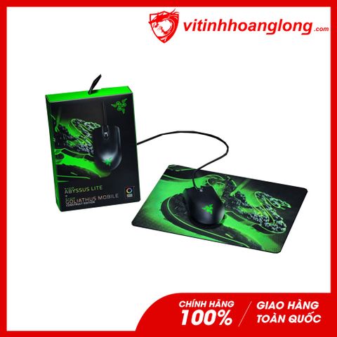  Chuột máy tính Razer Abyssus Lite & Lót Chuột Razer Goliathus Construct Edition 