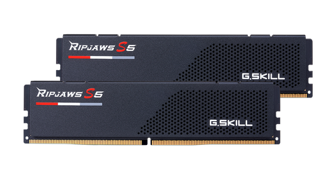 Ram GSkill Ripjaws S5 Black 32GB | 16x2, DDR5, 5200MHz F5-5200J4040A16GX2-RS5K 