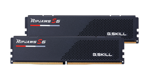  Ram GSkill Ripjaws S5 Black 16GB | 16x1, DDR5, 5200MHz F5-5200J4040A16GX2-RS5K 