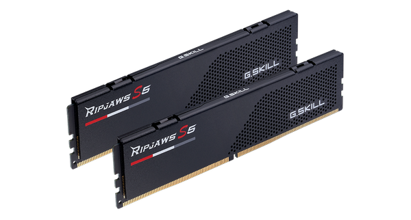  Ram GSkill Ripjaws S5 Black 32GB | 16x2, DDR5, 5200MHz F5-5200J4040A16GX2-RS5K 