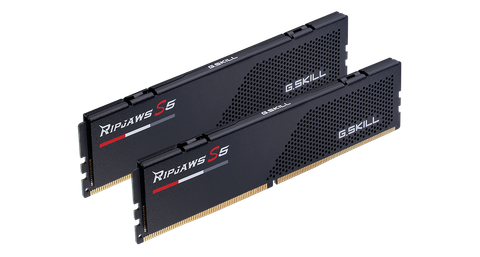  Ram GSkill Ripjaws S5 Black 32GB | 16x2, DDR5, 5200MHz F5-5200J4040A16GX2-RS5K 