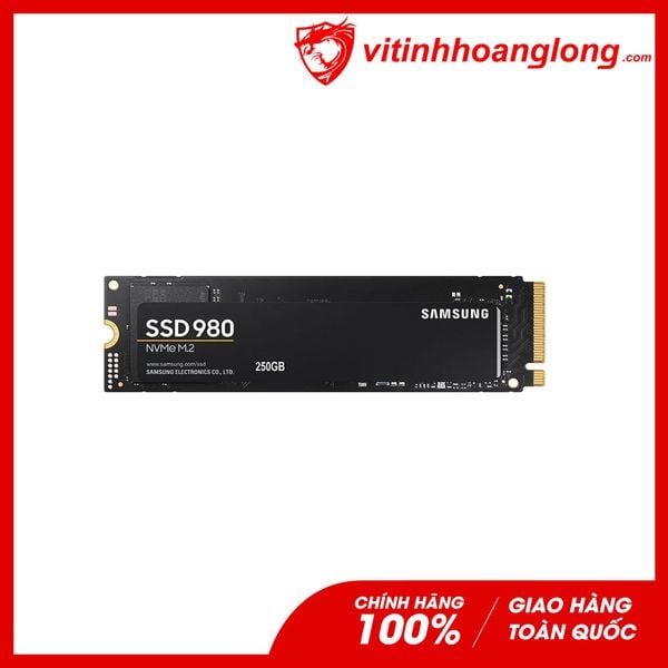Ổ cứng SSD Samsung 250G 980 M.2 NVMe PCIe Gen3x4 V-NAND (MZ-V8V250BW)