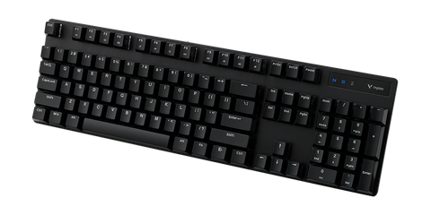  Bàn Phím Cơ Rapoo V500 Pro | Đen, LED Rainbow, Blue Switch, 104 Phím 