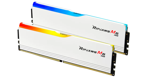  Ram GSkill Ripjaws M5 RGB White 64GB | 2x32GB, DDR5, 5200MHz (F5-5200J4040A32GX2-RM5RW) 