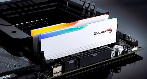 Ram GSkill Ripjaws M5 RGB White 32GB | 2x16GB, DDR5, 5600MHz (F5-5600J3036D16GX2-RM5RW) 