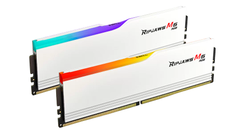  Ram GSkill Ripjaws M5 RGB White 32GB | 2x16GB, DDR5, 5600MHz (F5-5600J3036D16GX2-RM5RW) 