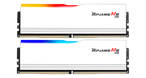  Ram GSkill Ripjaws M5 RGB White 64GB | 2x32GB, DDR5, 5600MHz (F5-5600J3036D32GX2-RM5RW) 