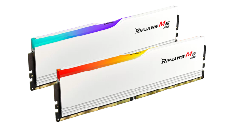  Ram GSkill Ripjaws M5 RGB White 64GB | 2x32GB, DDR5, 5600MHz (F5-5600J3036D32GX2-RM5RW) 