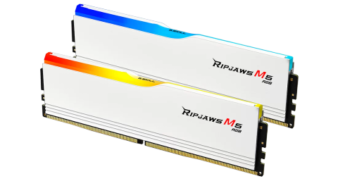  Ram GSkill Ripjaws M5 RGB White 32GB | 2x16GB, DDR5, 6000MHz (F5-6000J3238F16GX2-RM5RW) 