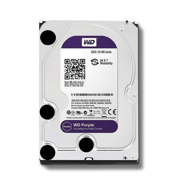  Ổ cứng HDD 6TB Western Purple Chuyên camera 