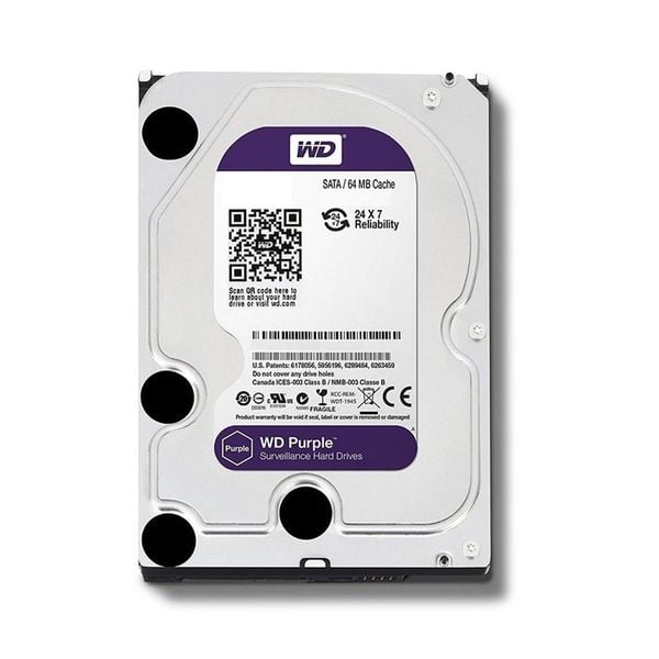  Ổ cứng HDD 8TB Western Purple Chuyên camera 