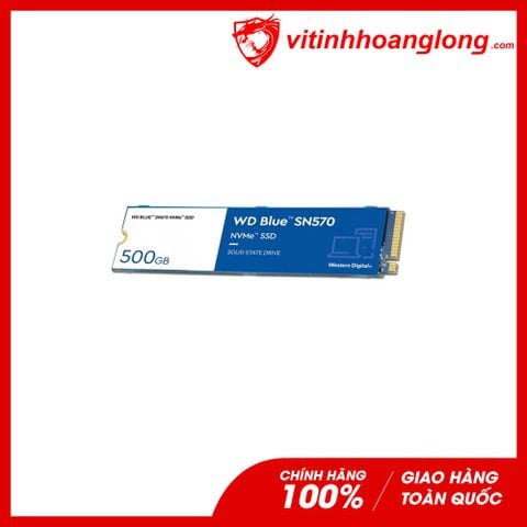 Ổ cứng SSD WD Western Digital 500G Blue GSN570 NVMe M2 Gen3x4 (WDS500G3B0C)