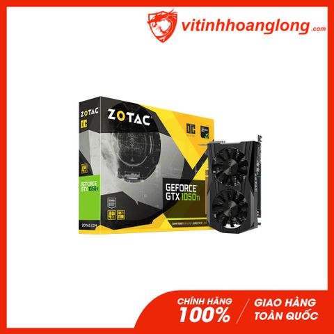  Card màn hình VGA Zotac GTX 1050Ti OC Edition 4GB GDDR5 (ZT-P10510B-10L) 