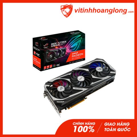  Card màn hình VGA Asus Radeon RX 6800 Rog Strix OC Edition 16GB GDDR6 (ROG-STRIX-RX6800-O16G-GAMING) 