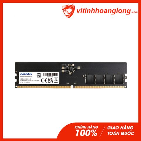  Ram PC DDR5 Adata 16G Bus 4800 U-DIMM (1x 16GB) (AD5U480016G-S) 