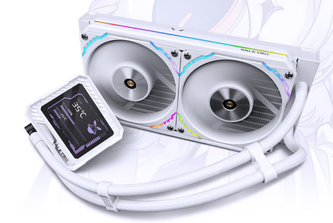  Tản nhiệt nước VALKYRIE Merlin V240 - Trắng tím 