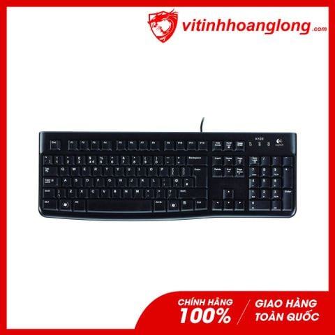  Bàn Phím Văn Phòng Logitech K120 Chính Hãng (Đen) 