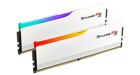  Ram GSkill Ripjaws M5 RGB 32GB - White | 16GB x 2, DDR5, 6000MHz (F5-6000J3648D16GX2-RM5RW) 