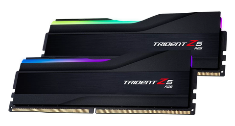  Ram GSkill Trident Z5 RGB Black 32G | 16x2, DDR5, 5200MHz F5-5200J4040A16GX2-TZ5RK 