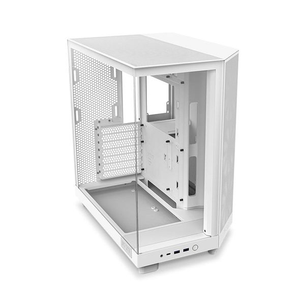  Thùng máy Case NZXT H6 Flow RGB (Black/ White) 