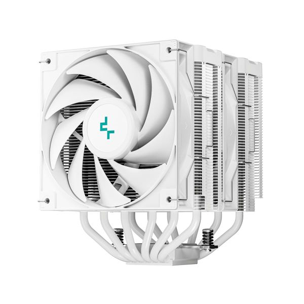  Tản nhiệt khí Deepcool AG620 Digital WH ARGB - Trắng, nhập khẩu | Hai tháp, hiển thị nhiệt độ 