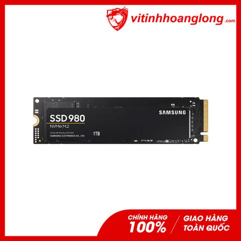  Ổ cứng SSD Samsung 1TB 980 M.2 NVMe PCIe Gen3x4 V-NAND (MZ-V8V1T0BW) chính hãng 
