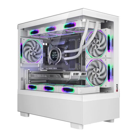  Thùng máy Case Magic MIX Tower Pro | Trắng, AIO 360, không kèm fan 