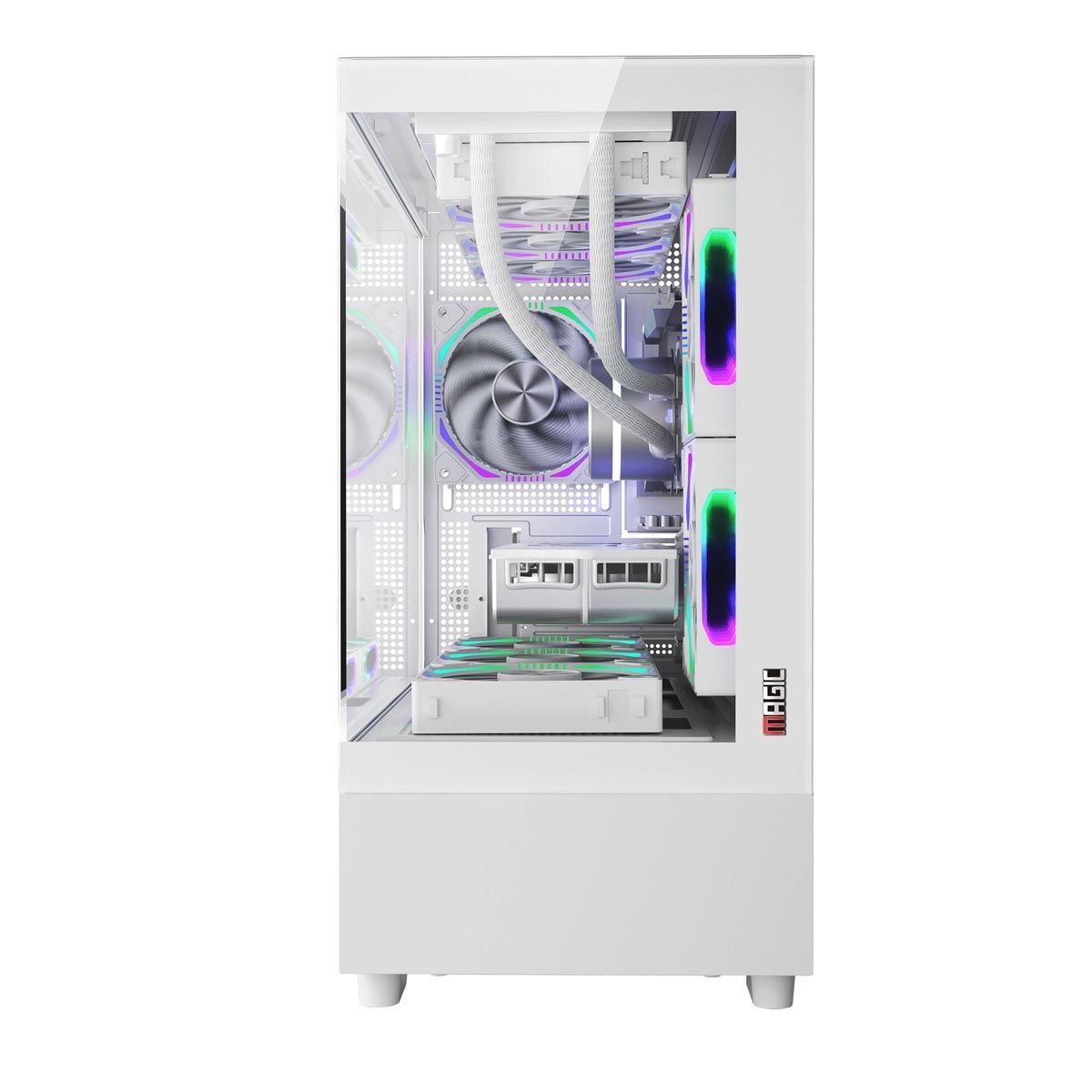  Thùng máy Case Magic MIX Tower Pro | Trắng, AIO 360, không kèm fan 
