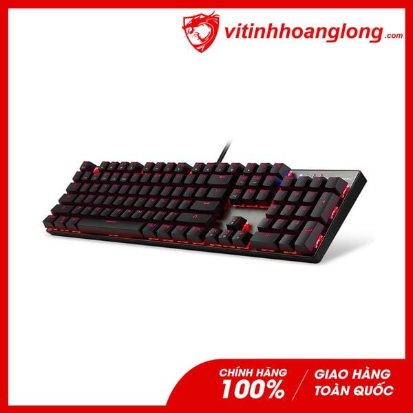 Bộ Keycap Motospeed Layout 104 Keys Black