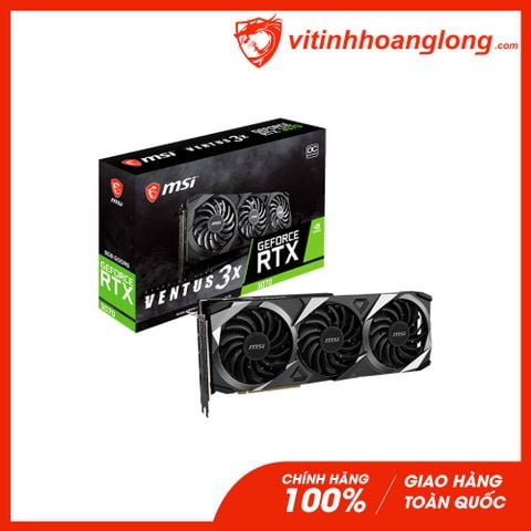  Card màn hình VGA Msi RTX 3070 8GB GDDR6 Ventus X3 OC 