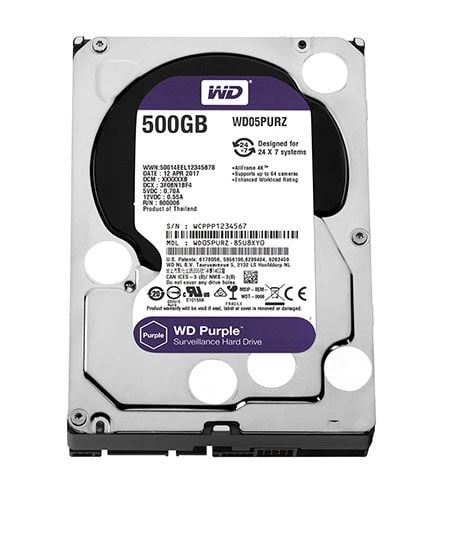  Ổ cứng HDD 500G Western Purple Chuyên camera 