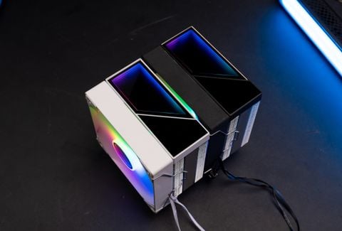  Tản nhiệt khí CPU Leopard KF400 Led RGB - Trắng (Support 2011) 