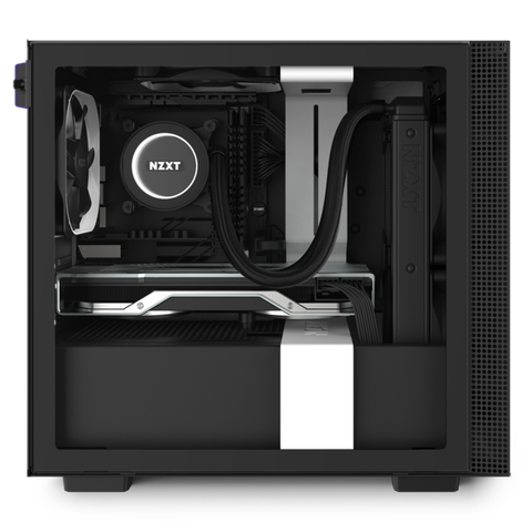 Thùng máy Case NZXT H210 MATTE BLACK/ WHITE ( Mini Tower ) 