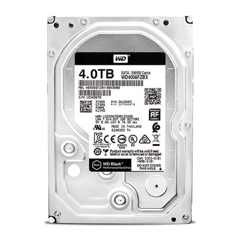  Ổ cứng HDD Western Digital Black 4TB (WD4006FZBX) 