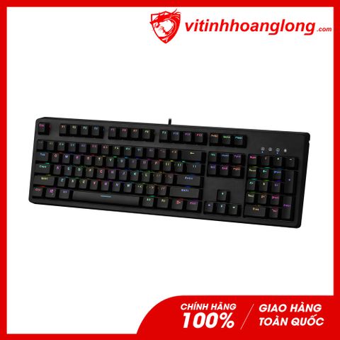  Bàn Phím Cơ E-Dra EK3104 RGB Gaming Brown Switch (Đen) 