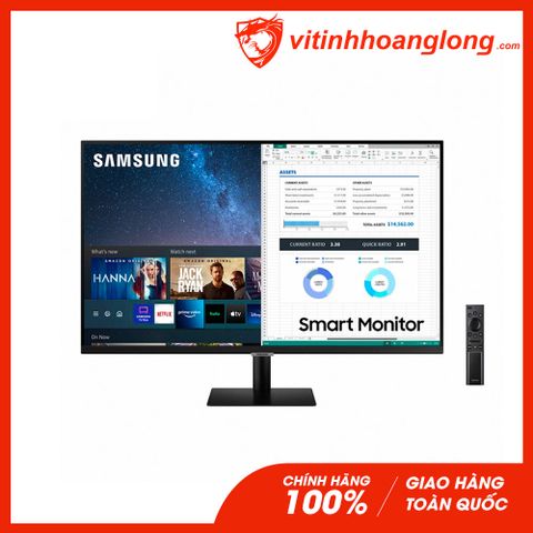  Màn hình máy tính Samsung 32 Inch Smart Monitor LS32AM500NEXXV FHD VA 60Hz 8ms 