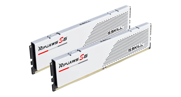  Ram Gskill Ripjaws S5 White 32GB | 16x2, DDR5, 5200MHz F5-5200J4040A16GX2-RS5W 