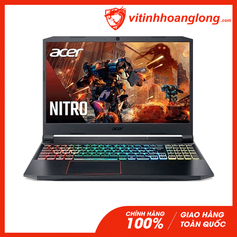  Laptop Acer Nitro 5 AN515-45-R86D (NH.QBCSV05): AMD R7-5800H, RTX 3060 6G, Ram 8G, SSD NVMe 512G, Win11, Led Keyboard, 15.6 inch FHD IPS 144Hz (Đen) 